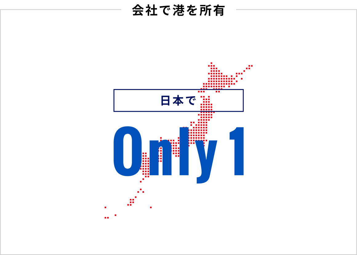 会社で港を所有：日本でオンリーワン